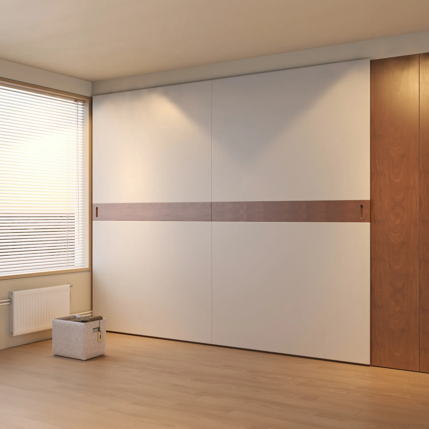 modern-hotel-bedroom-sliding-door-wardrobe-with-wood-accent-strip