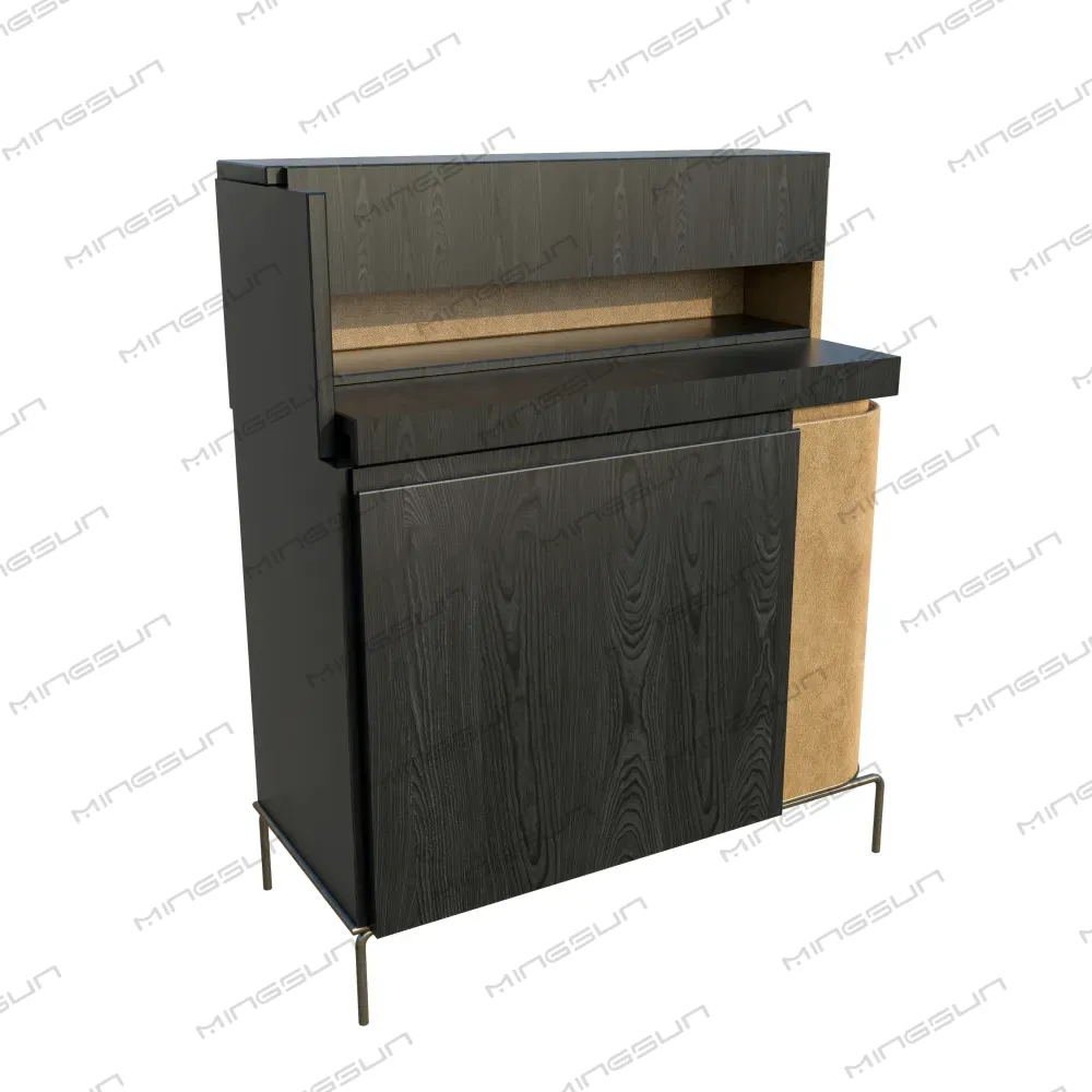 modern-hotel-service-station-with-sleek-design-and-minimalist-metal-legs - MINGSUN