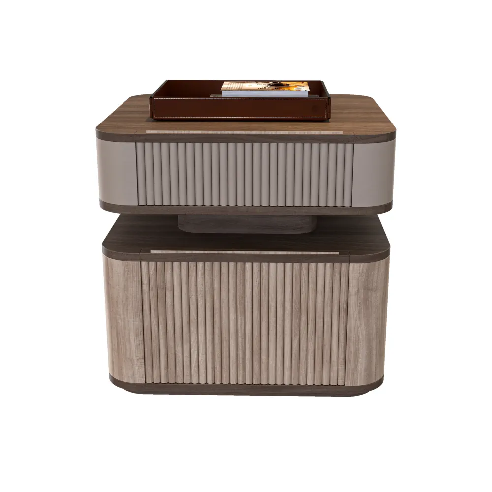 modern-layered-nightstand-with-ribbed-panel-design-for-luxury-hotel-bedroom-use