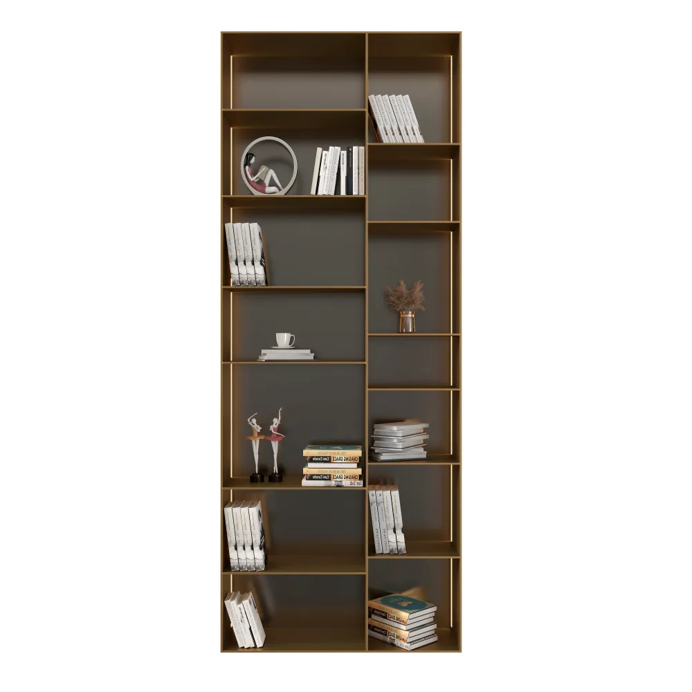 modern-open-bookcase-for-high-end-hotels-with-geometric-design-and-display-shelves - MINGSUN