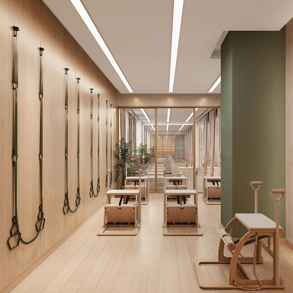 Modern Yoga Studio Furniture & Interior Design - Custom Designed Mats, Seating, Lockers & Wellness Spaces (10) - MINGSUN