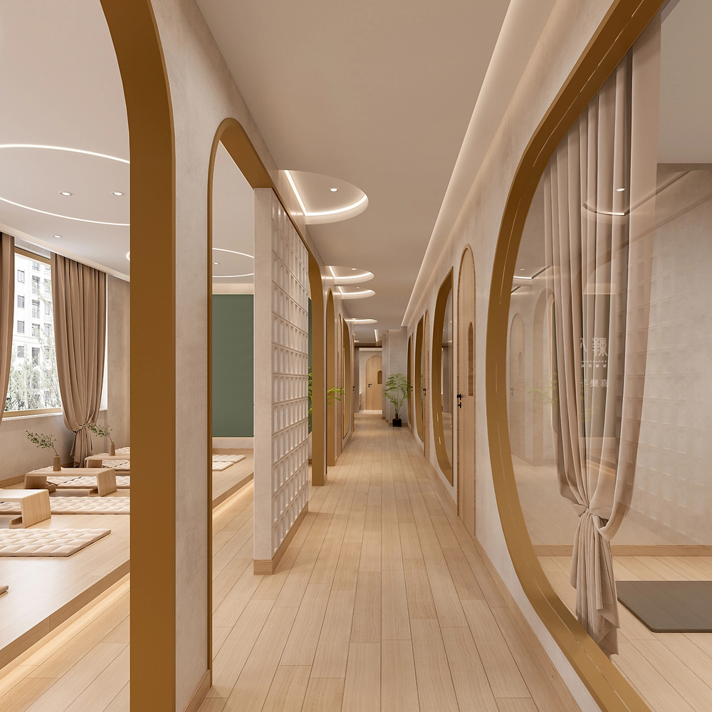 Modern Yoga Studio Furniture & Interior Design - Custom Designed Mats, Seating, Lockers & Wellness Spaces (7) - MINGSUN