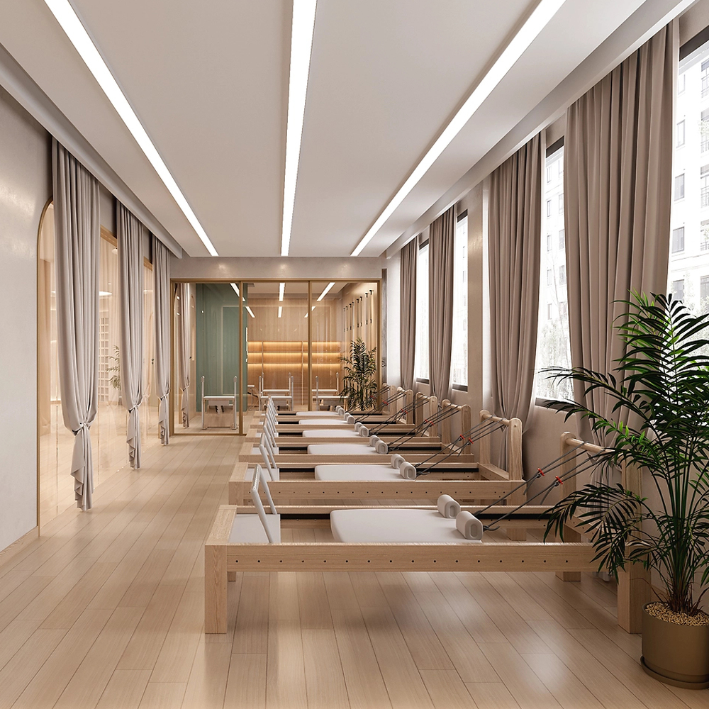 Modern Yoga Studio Furniture & Interior Design - Custom Designed Mats, Seating, Lockers & Wellness Spaces (9) - MINGSUN