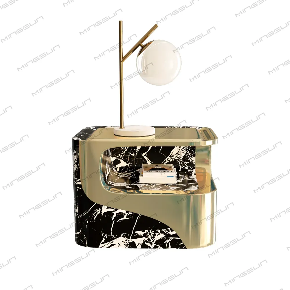 premium-hotel-nightstand-with-sleek-curved-design-and-marble-texture-for-contemporary-interiors - MINGSUN premium-hotel-nightstand-with-sleek-curved-design-and-marble-texture-for-contemporary-interiors - MINGSUN