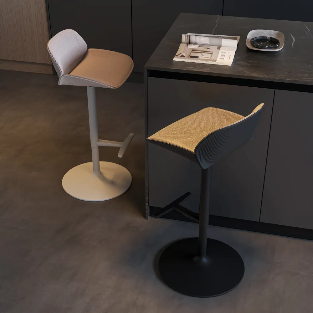 sleek-swivel-counter-chairs-for-serviced-apartments-and-studios - MINGSUN