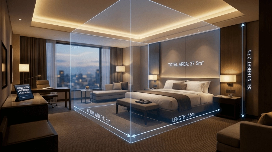 The Ultimate Guide to Hotel Room Dimensions - MINGSUN