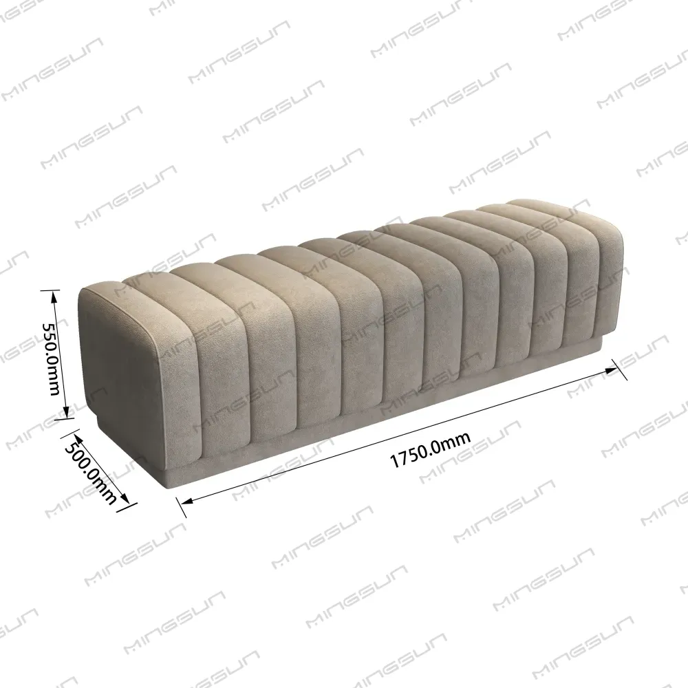 tufted-bench-dimensions-1750x500x550mm-b2b-specs - MINGSUN tufted-bench-dimensions-1750x500x550mm-b2b-specs - MINGSUN