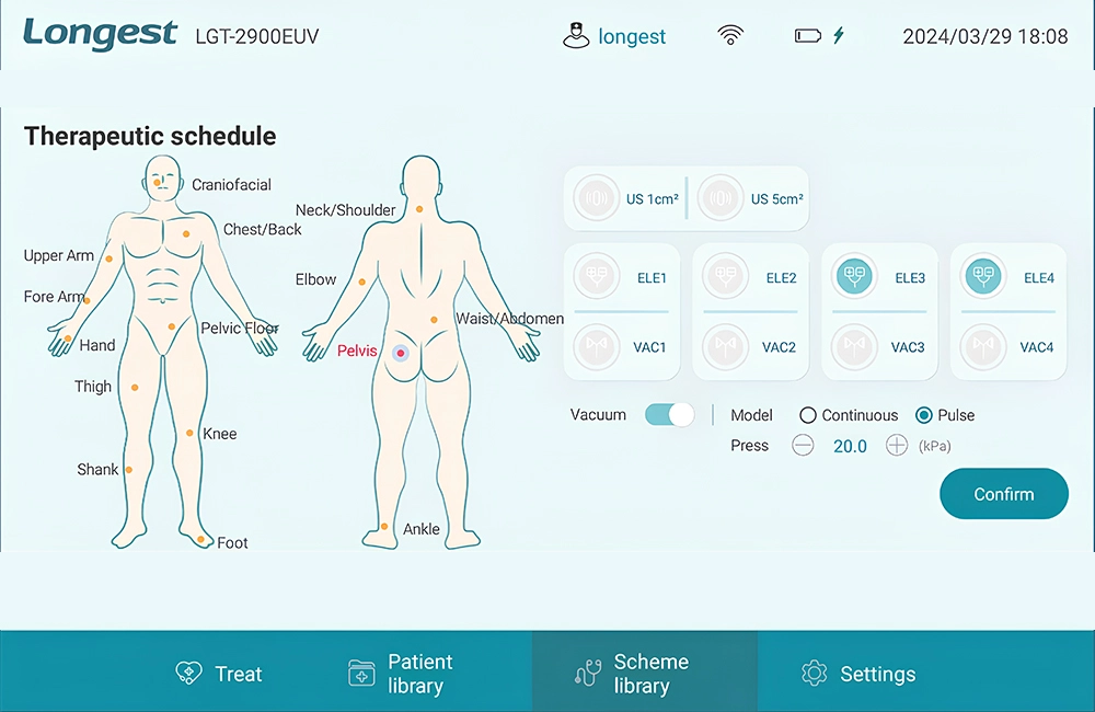 Combination-Therapy-Machine-Ultrasound-and-Electrotherapy-Device-LGT-2900EUV Combination Therapy Machine Ultrasound and Electrotherapy Device LGT-2900EUV