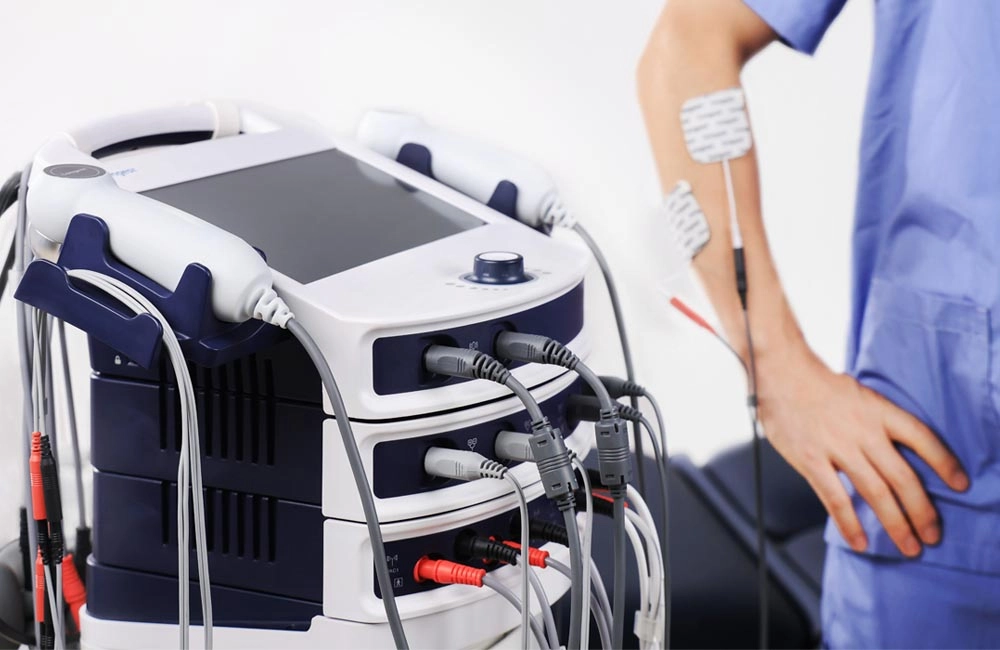Combination Therapy Machine Ultrasound and Electrotherapy Device