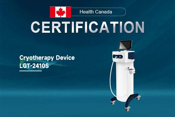 The Cutting-Edge Localized Cryotherapy Device LGT-2410S Received Health Canada Approval