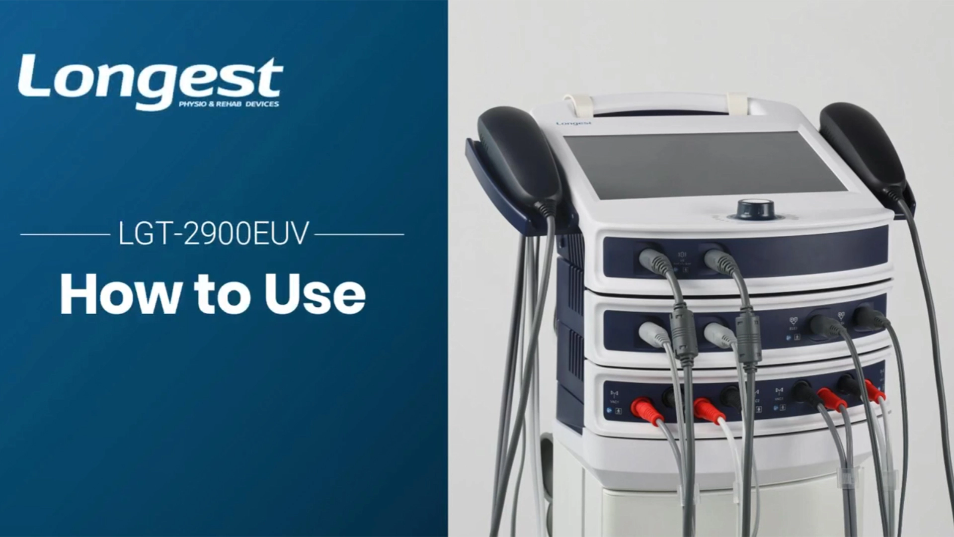 Ultrasound Electrotherapy Device LGT-2900EUV Operation Demonstration