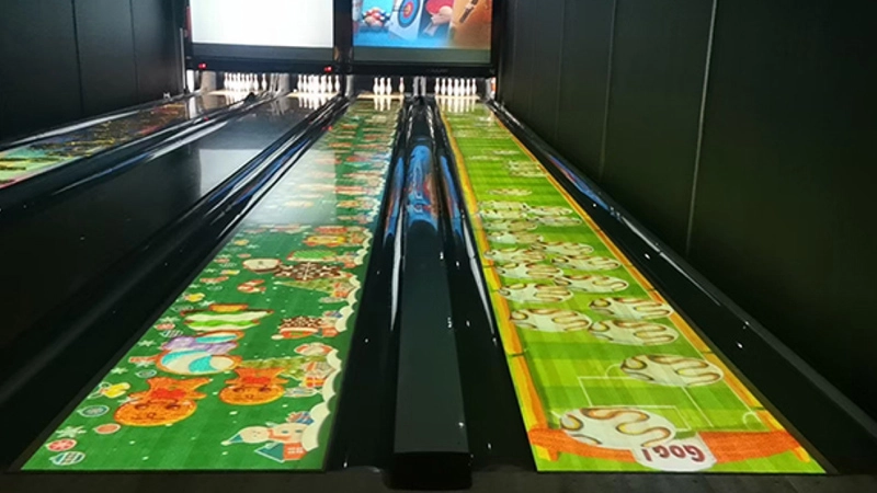 interactive bowling alley​