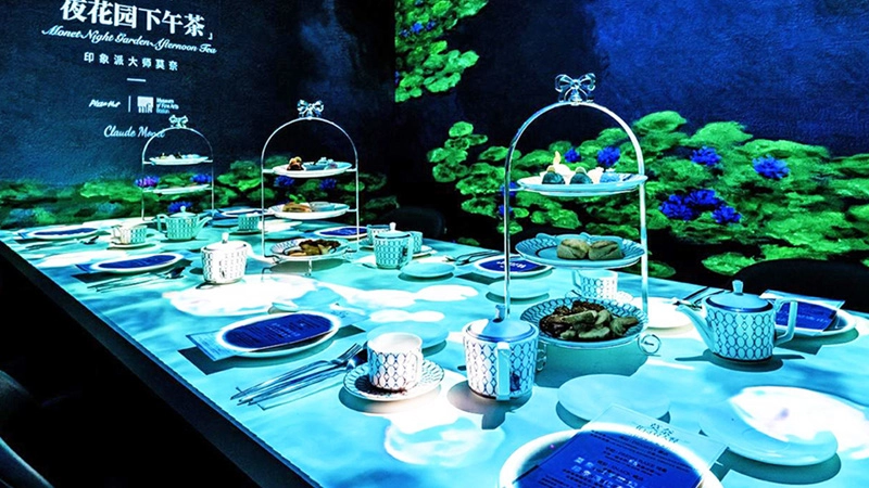 Interactive Dining Experience Mapping Restaurant Projection and Software Installation