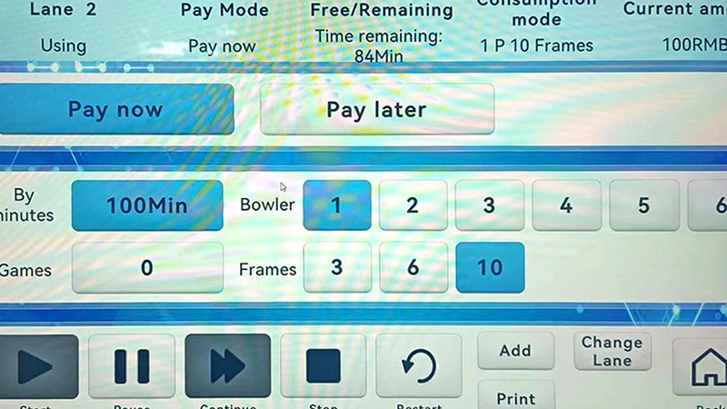 home bowling alley