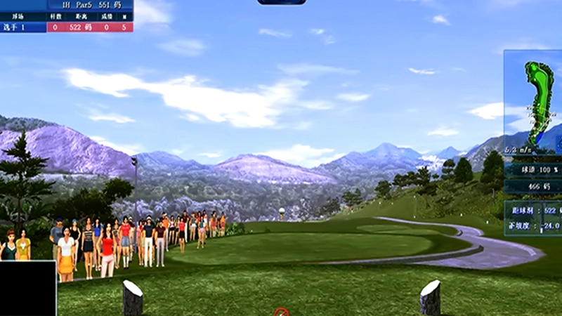 virtual golf simulator