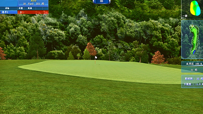 virtual golf simulator
