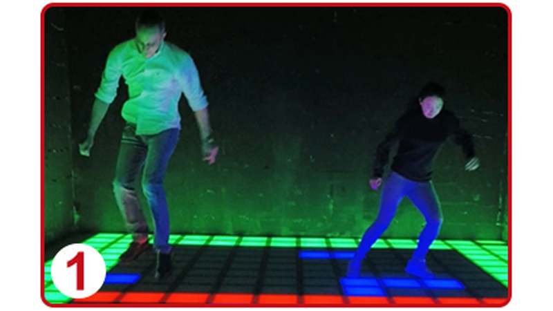 led interactive floor