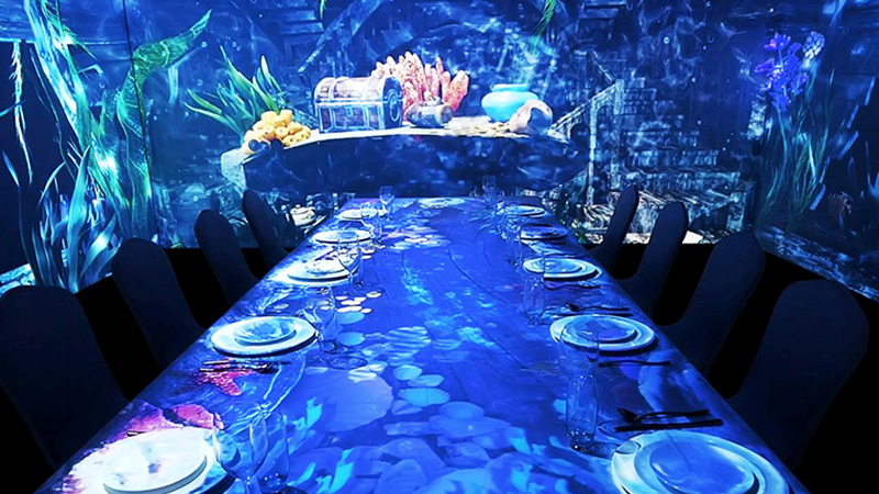 where to buy projection mapping restaurant system