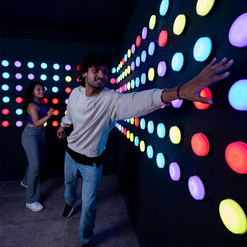 Latest LED wall push challenge game software supplier