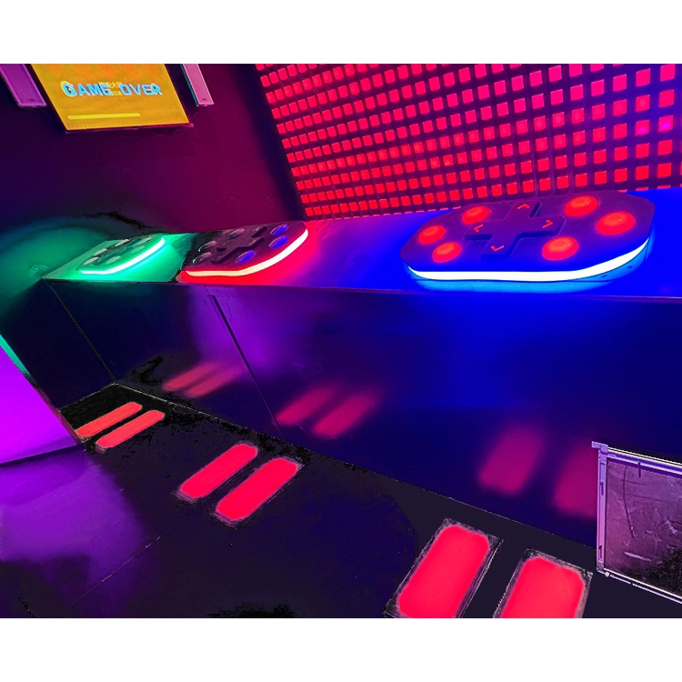 Activation-control-game-led-wall-grid-challenge-device-(6) activación interactiva con juego proyector aplicado en