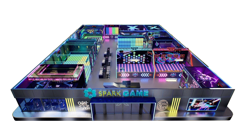 Active Game Scene 3D room Layout