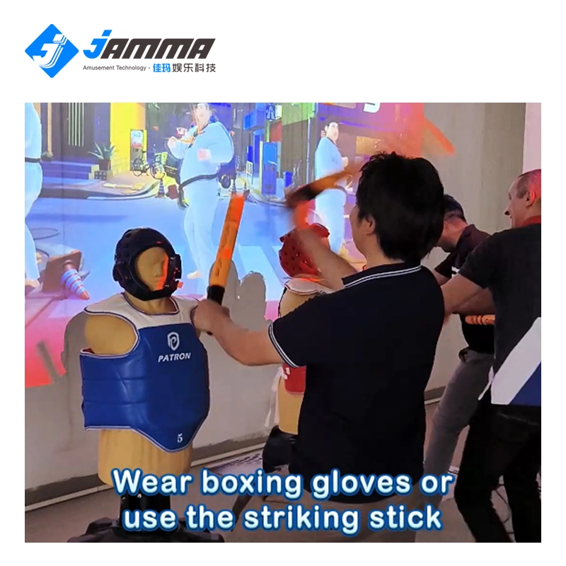 AR interactive punching fitness sports training game (4)