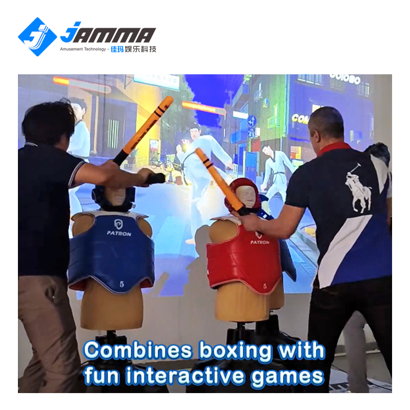 AR interactive punching fitness sports training game (5)