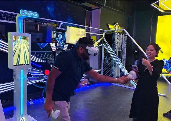 vr multi game arcade machine single station price