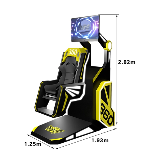 Latest-VR-720°-rotating-space-flight-station-chair-game-simulator-experience Latest VR 720° rotating space flight station chair game simulator experience