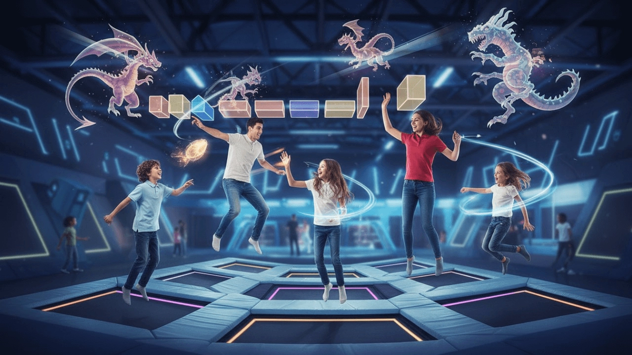 Commercial Interactive Trampoline Systems