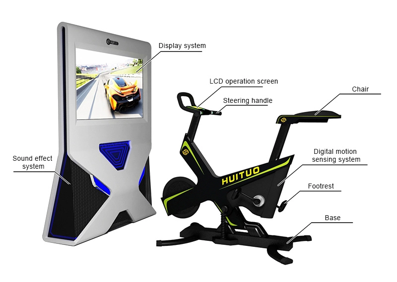Cycling-Sport-Simulator fitness bike simulator machine supplier