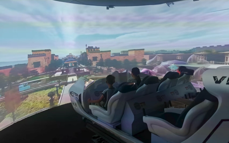 Dark rides system