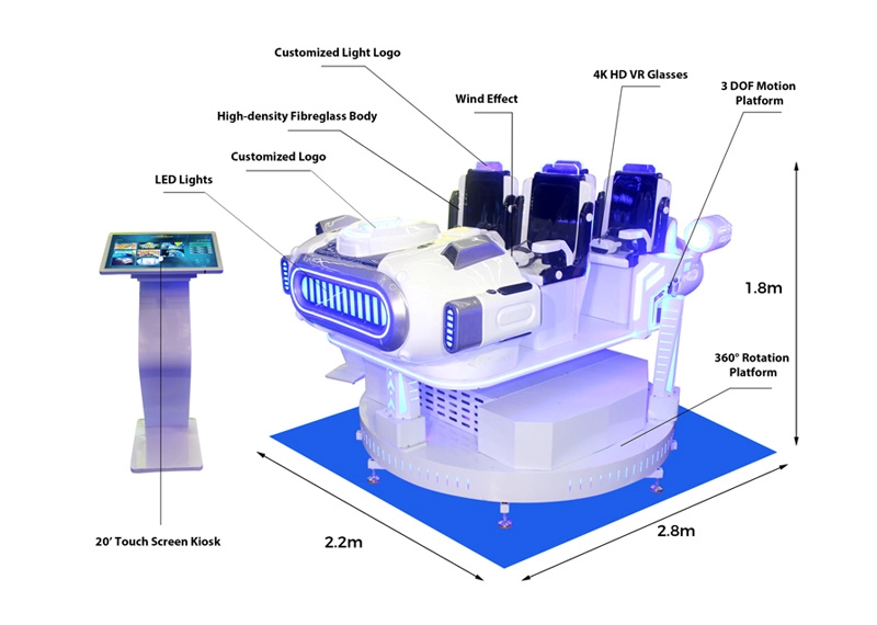 vr submarine simulator full motion system store