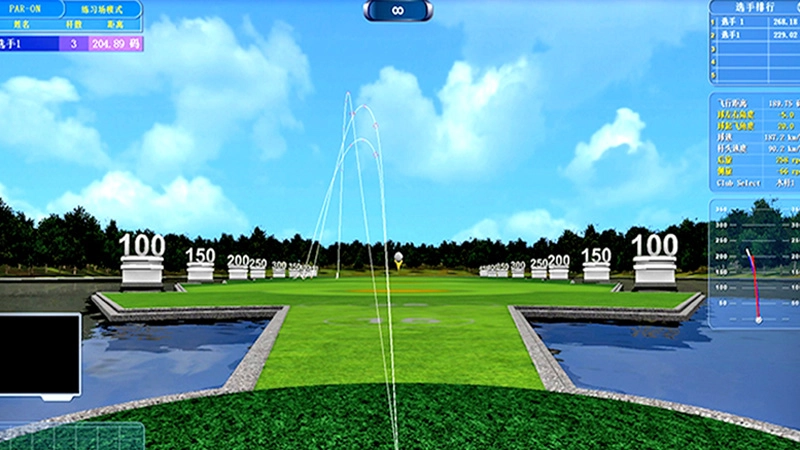 indoor golf simulator