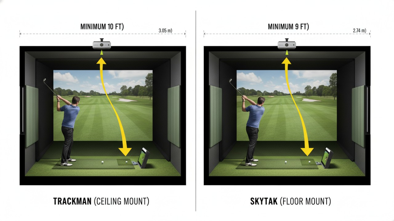 VR experience room miniature golf integration