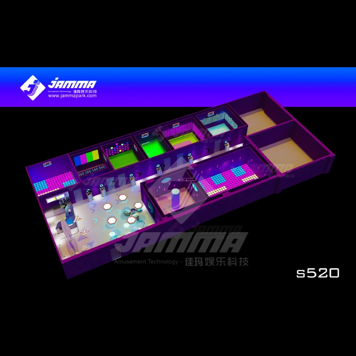Turnkey active game room integrator with LED floor laser maze RFID scoring and leaderboard