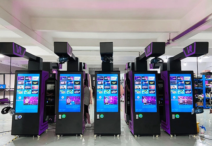hottest-VR-self-service-arcade-game-installation-experience-(4) VR Joystick Controlled Self-Serve Gaming Machines