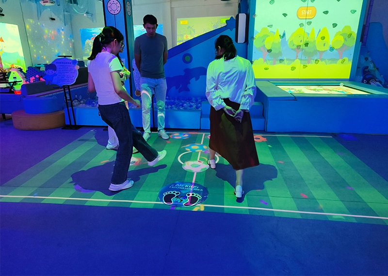 How Can Interactive Floor Projectors Transform Kids Theme Parks