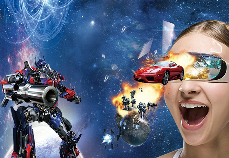 immersive 9D cinema visual games machine