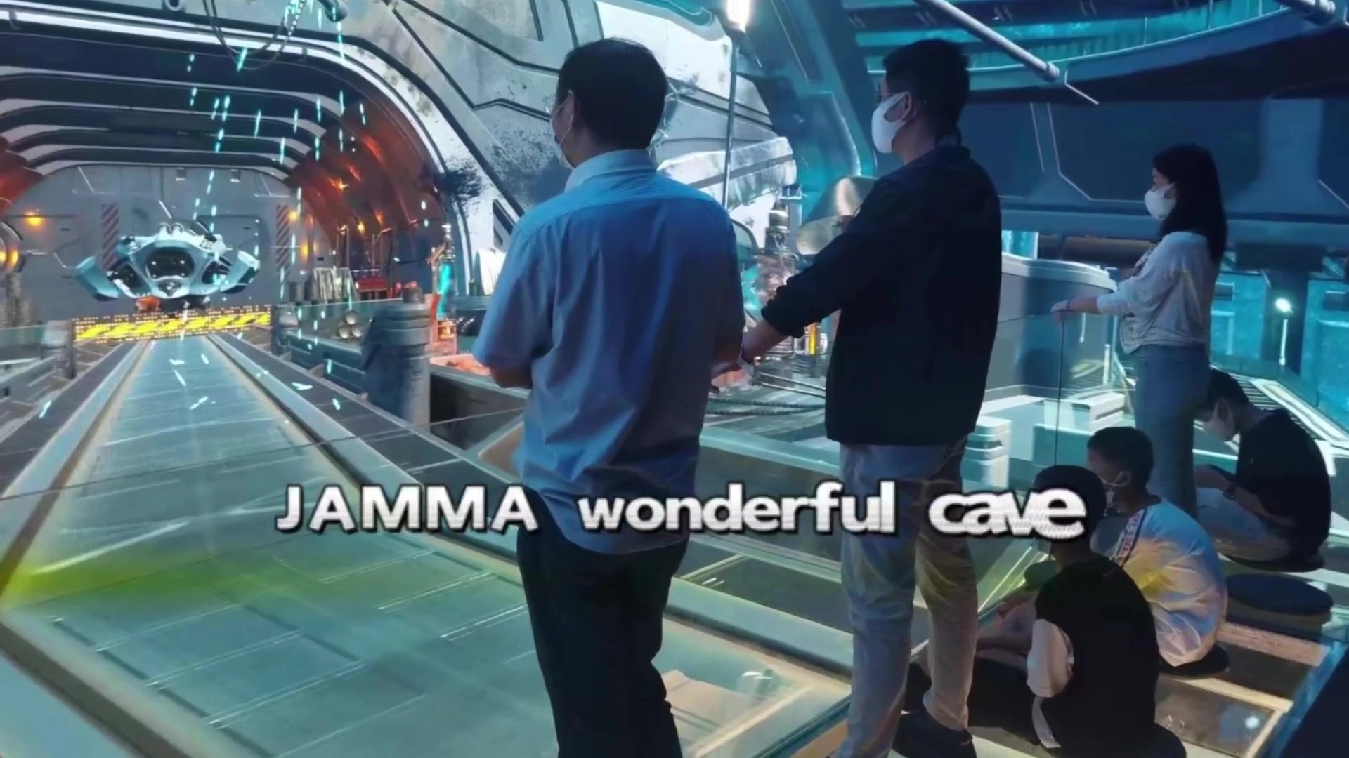Immersive space theater Cave