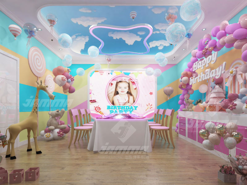 Indoor playground party room Indoor playground party room