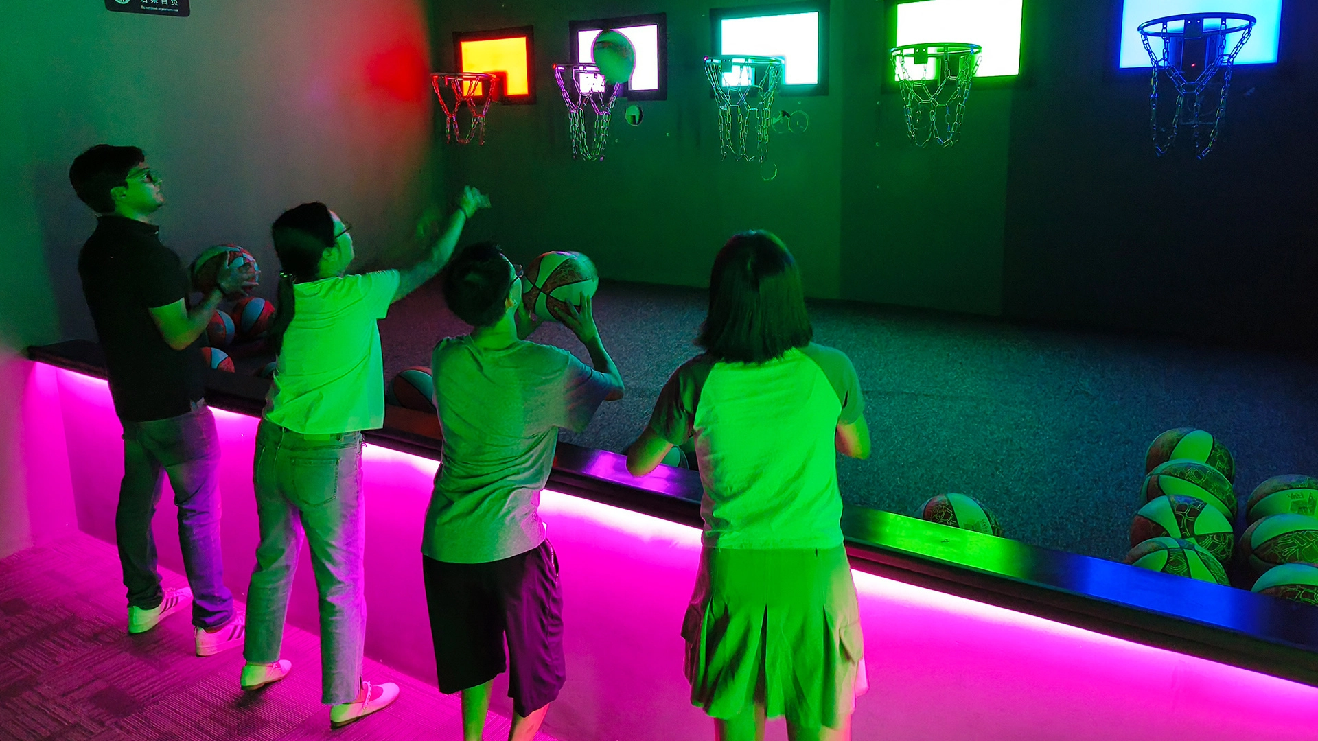 Interactive-Basketball-Active-Game-Hoops best indoor multiplayer LED basketball hoop game system