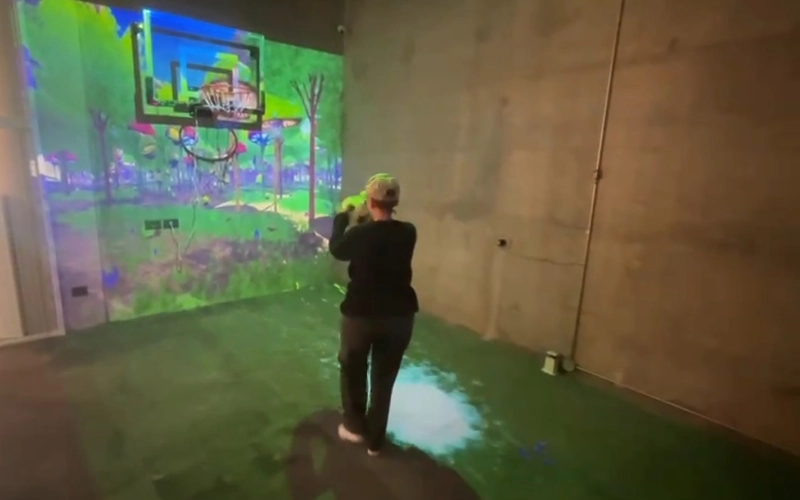 Interactive basketball