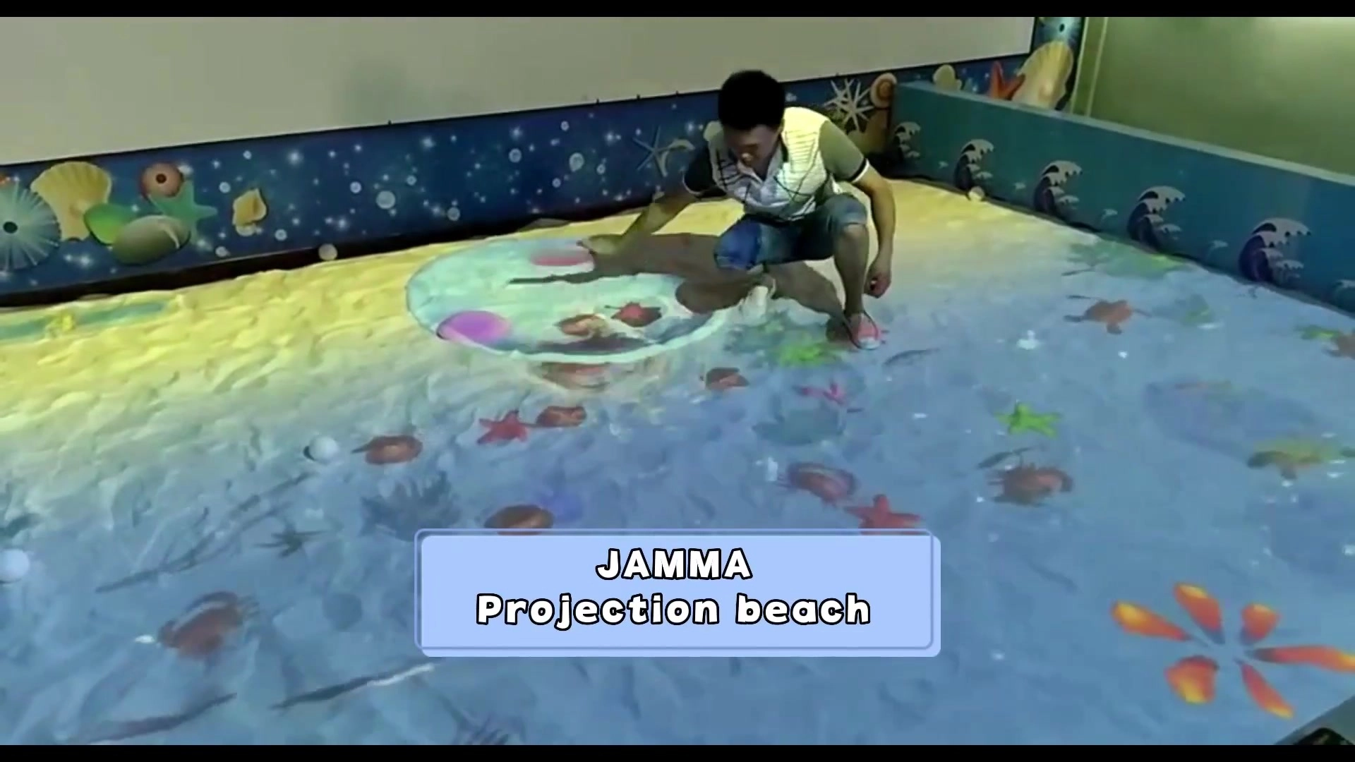 Interactive-Beach-Projector Interactive Beach Projector