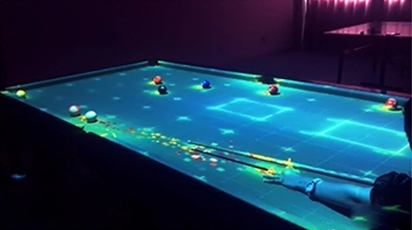 interactive-billiards-projection-technology-play-pool-table-(2) pool table projection mapping game software price