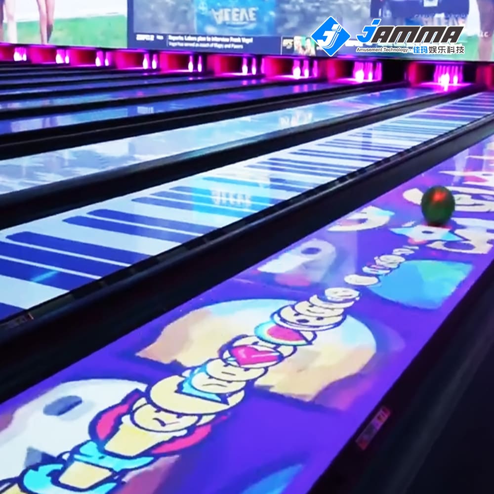 Interactive Bowling Lane Projector Game3