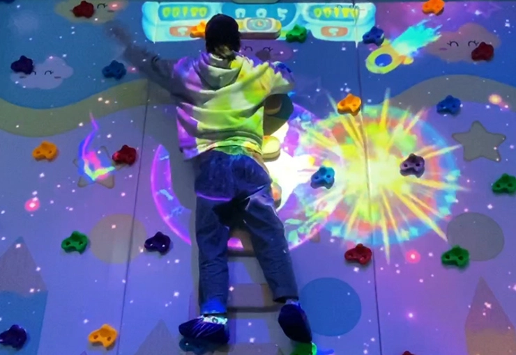 latest kids climbing wall gaming systems