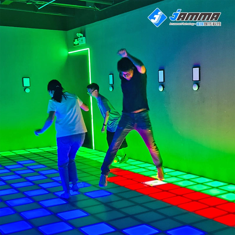 led floor Activate game room design plan