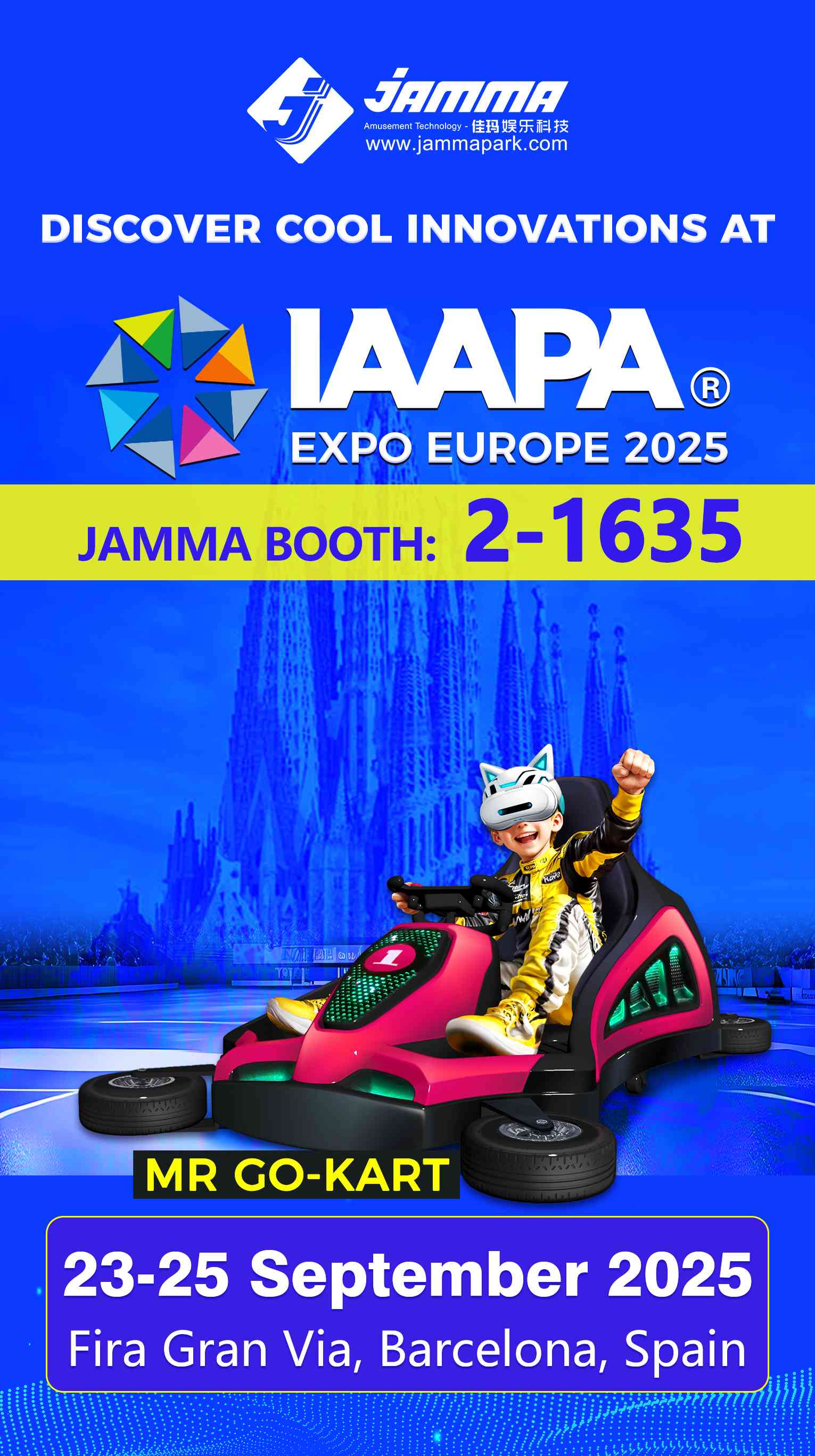 JAMMA at IAAPA expo  Europe 2025