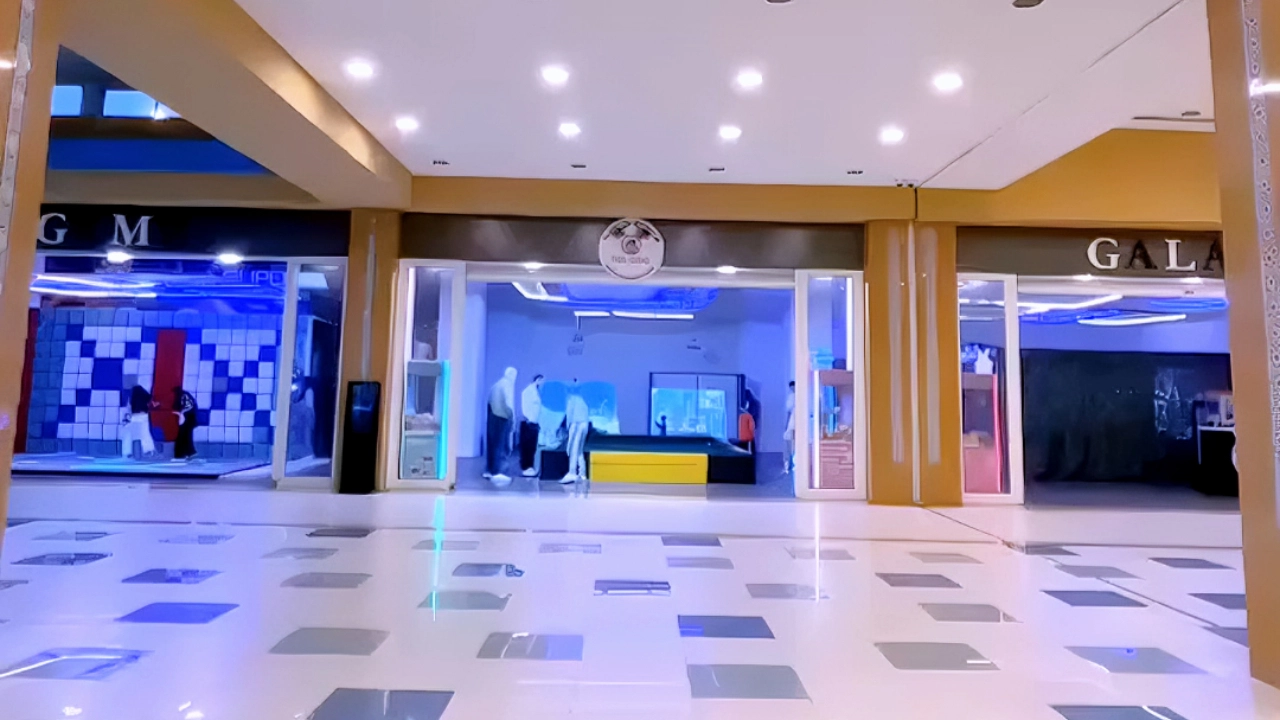 activate LED floor game system for home entertainment center